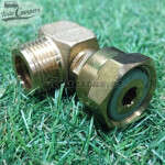 Conector codo de 8 mm para tubo de gas - DuoComfort