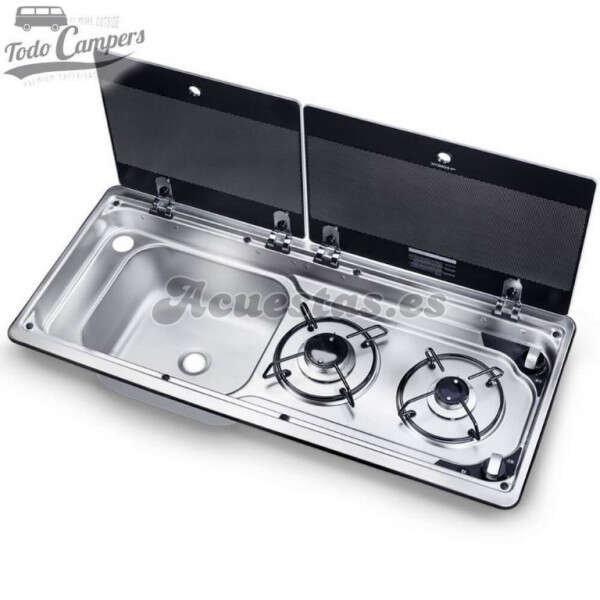 Fregadero-Cocina 2 quemadores MO9722L - Dometic