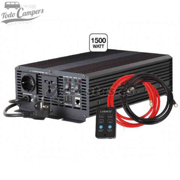 Inversor Onda Pura 1500W con cargador Carbest