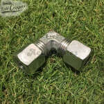 Conector codo ermeto 8mm para tubo de gas