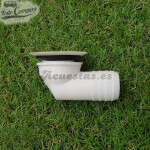 Desagüe en codo - Salida 2,5 cm, Tipo B