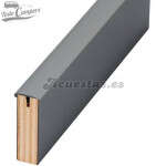 Canto en T semiperfilado - Gris Oscuro - 40 metros