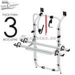 Portabicicletas Fiamma Carry Bike para Mercedes Vito 1996-2003 con Portón Trasero Abatible - 3 BICIS