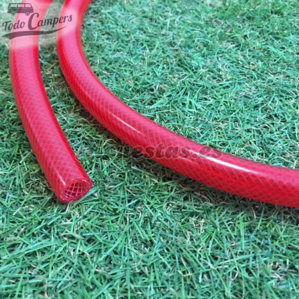 Manguera roja - 10mm diámetro (venta por metros)