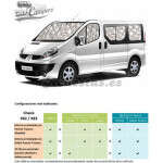 Aislantes Térmicos Trafic Vivaro Primastar 2002-2014 - Juego Completo