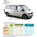 Aislantes Térmicos Mercedes Vito 1996-2003 - Juego Completo