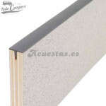 Canto en T - Gris Medio - 5 metros