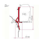 Soporte Toldo Fiamma F45s - Volkswagen T4