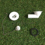 Desagüe en codo - Salida 2 cm (encastre 3,1 cm) - Tipo H