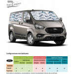 Aislantes Térmicos Ford Custom - Juego Completo