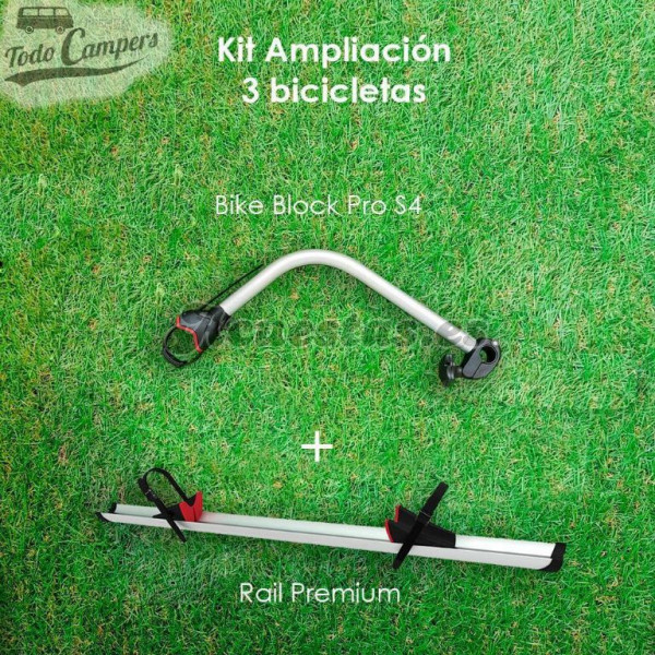 Kit de ampliación de 3 a 4 bicicletas (Rail Premium y Bike Block Pro S4)