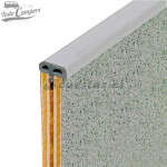 Canto en T Antigolpes - Gris Plata - 25 metros