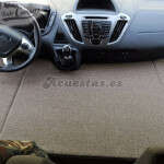 Cama plegable infantil para Ford Custom desde 2013 y Ford Transit Van desde 2014 - CHENILLA