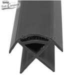 Perfil PVC Antigolpes - Gris Oscuro