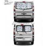 Aislantes Térmicos Trafic Vivaro Primastar 2002-2014 - Apertura Trasera