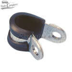 Abrazadera de caucho para tubo de gas 8mm