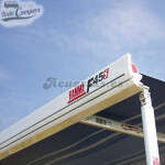 Toldo Fiamma F45s  230 - Polar White - Royal Grey