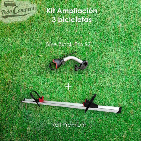 Kit de ampliación de 2 a 3 bicicletas (Rail Premium y Bike Block Pro S2)