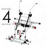 Portabicicletas Fiamma Carry Bike Class Premium para Mercedes Vito / Clase V desde 2014 con Portón Trasero Abatible (4 BICIS)