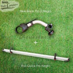 Kit de ampliación de 2 a 3 bicicletas (Rail Quick Pro y Brazo Block Pro 2) - Negro