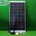 Kit Placa solar rígida Monocristalina - Regulador MPPT 10A - 160W