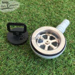 Desagüe en codo - Salida 1,9 cm o 2,5 cm, Tipo E