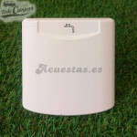 Bocana de agua con tapa magnética blanca