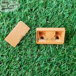 Escuadra con tapa fija muebles - Caramelo