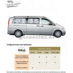 Aislantes Térmicos Mercedes Vito Viano 2004-2014 - Habitáculos (ventanas laterales)