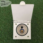 Toma de ducha exterior empotrable con tapa RK Reich - Color Blanco