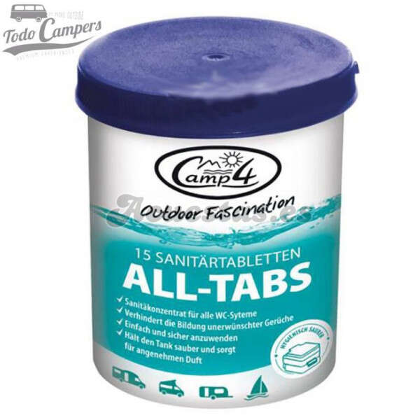 Camp 4 Pastillas Sanitarias 15 dosis