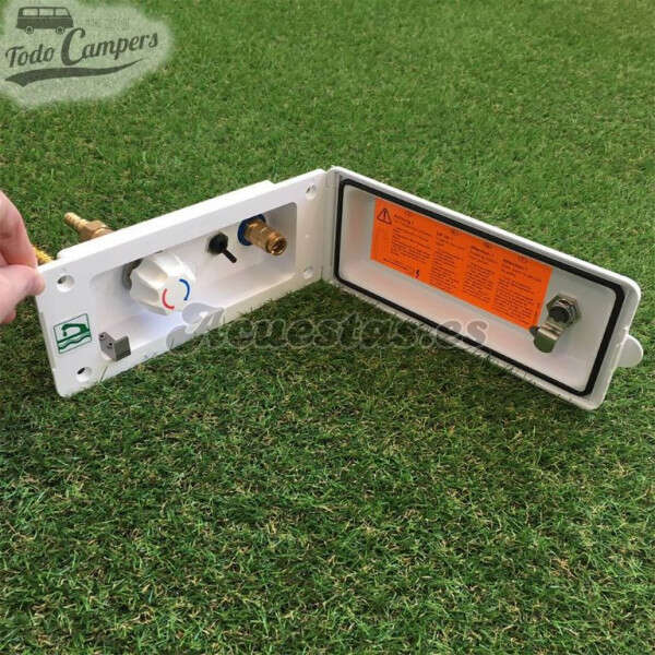 Toma de ducha de agua caliente/fría RK Reich - Color Blanco