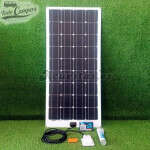 Kit placa solar semi-flexible monocristalina - Regulador PWM 10A - 100W