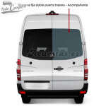 Ventana fija doble puerta trasera Acompañante para Mercedes Sprinter 2006-2018 y VW Crafter 2006-2016