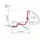 Soporte Toldo Fiamma F35 Pro - Mercedes Vito Viano y Clase V desde 2004