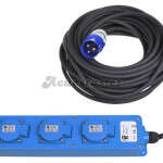 Pro Plus 20 metros CEE regleta de 3 tomas 