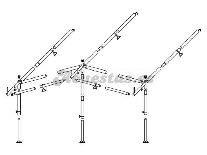 Marco para avancé de acero 28mm