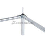 Pieza esquinera derecha 25mm para toldo