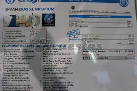 Elnagh E-Van Duo XL Premium